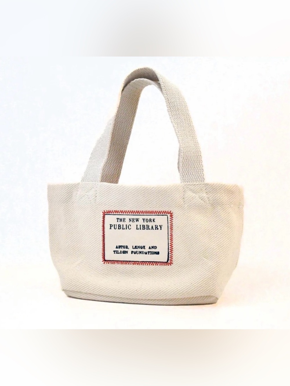 NY Public Library Vintage Stamp Micro Bag
